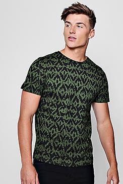 Boohoo Aztec Print T-shirt