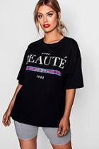 Boohoo Plus Jill Jewel Printed T Shirt