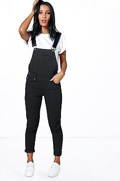 Boohoo Petite Denim Overalls