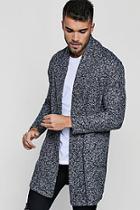 Boohoo Salt And Pepper Unlined Knitted Jacket