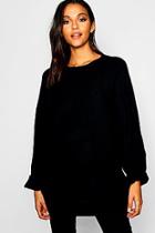 Boohoo Premium Oversized Batwing Knitted Jumper