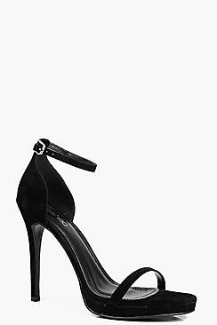 Boohoo Single Platform Two Part Heels