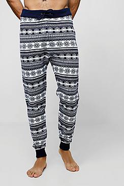 Boohoo Fairisle Knitted Lounge Pants