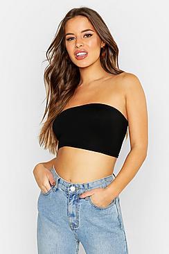 Boohoo Petite Basic Jersey Bandeau