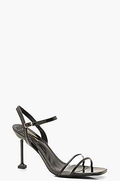 Boohoo Clear Panel Interest Heel 2 Parts