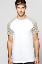 Boohoo Short Sleeve Raglan Contrast T-shirt