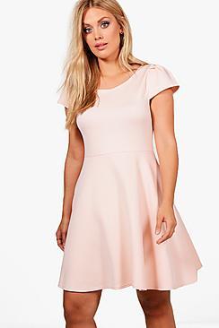 Boohoo Plus Skater Dress