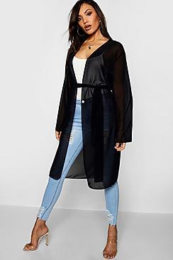 Boohoo Midi Belted Kimono