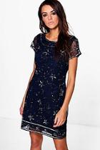 Boohoo Boutique Mona Embellished Shift Dress
