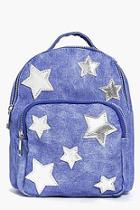 Boohoo Amelia Star Print Backpack