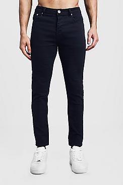 Boohoo Skinny Fit Navy Denim Jeans