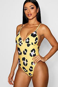Boohoo Gambia Animal Swimsuit