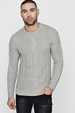Boohoo Crew Neck Knit Jumper