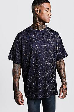 Boohoo Oversized Splatter Print T-shirt