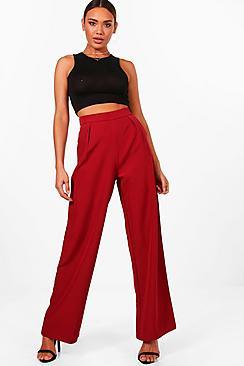 Boohoo Premium Wide Leg Trousers