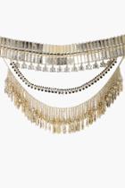 Boohoo Holly Boutique Oversized Western Necklace Gold