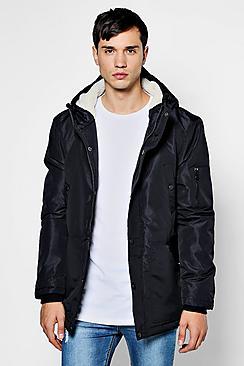 Boohoo Borg Lined Parka