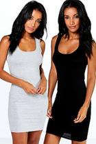 Boohoo Sandy 2 Pack Mini Bodycon Dress