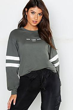 Boohoo New York City 1994 Slogan Sweat