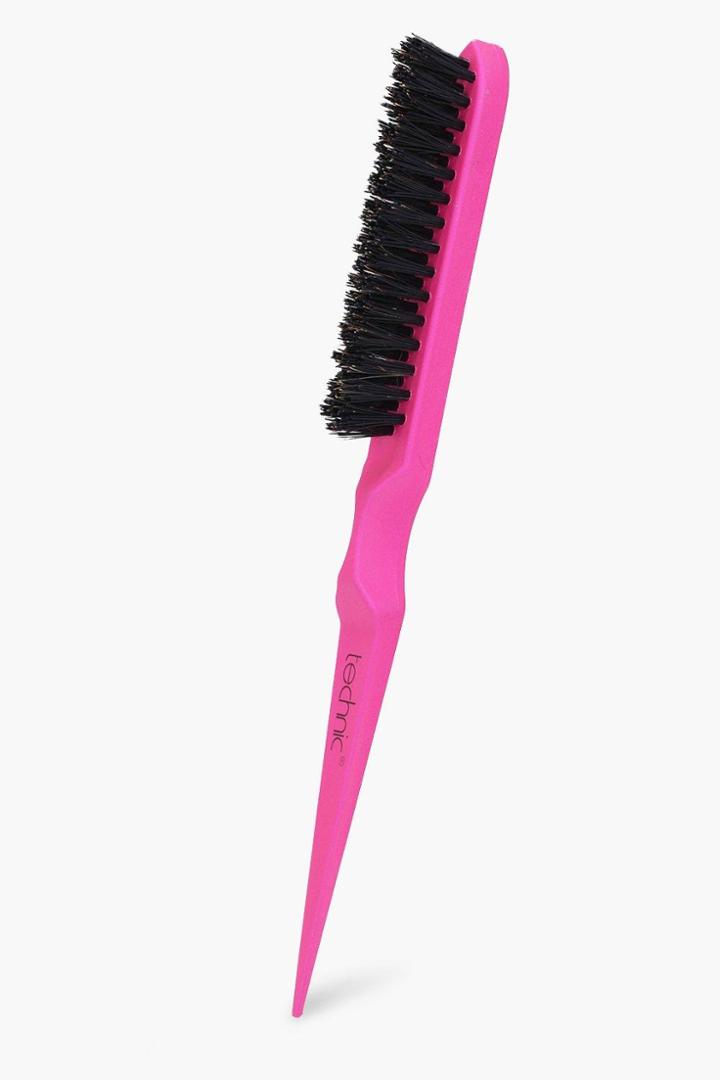 Boohoo Back Combing Brush Pink