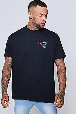 Boohoo Oversized Slogan T-shirt