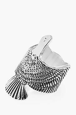 Boohoo Millie American Eagle Statement Vintage Ring