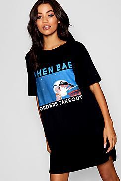 Boohoo Disney Aladdin And Jasmine Sleep Tee