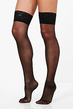 Boohoo Lace Top Stockings
