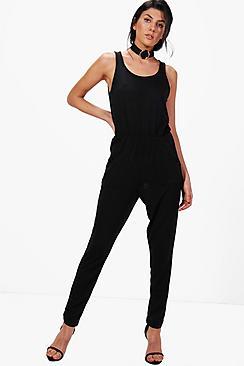 Boohoo Eve Sleeveless Lounge Jumpsuit