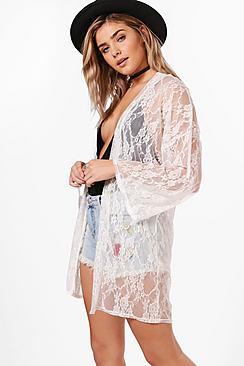 Boohoo Catherine Lace Kimono