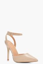 Boohoo Annie Court Sling Back Stiletto Nude