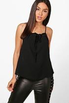 Boohoo Metal Ring Detail Swing Cami
