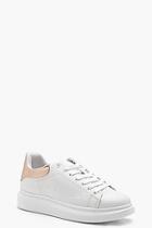 Boohoo Penny Platform Lace Up Trainers