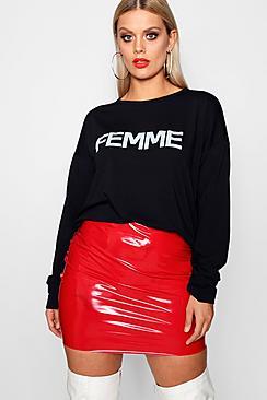 Boohoo Plus Helena Femme Sweat Top