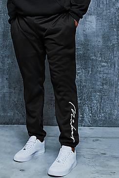 Boohoo Big And Tall Disney Loose Fit Mickey Joggers