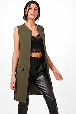 Boohoo Luna Sleeveless Duster