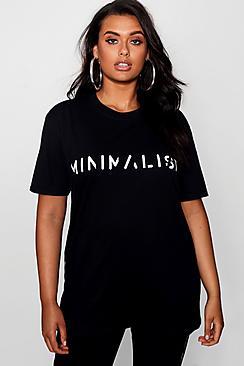 Boohoo Plus Minimalist Oversized T Shirt