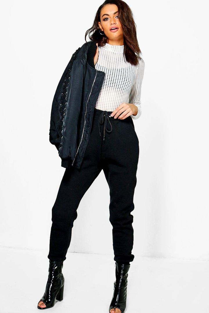 Boohoo Ina Basic Sweat Joggers Black