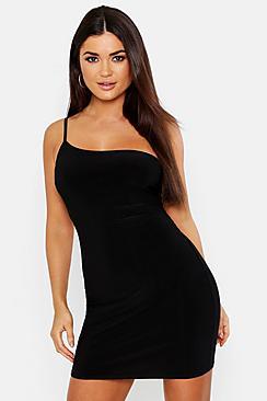 Boohoo One Shoulder Bodycon Dress