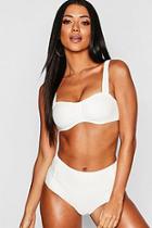 Boohoo Mix & Match Removable Push Up Balconette Top