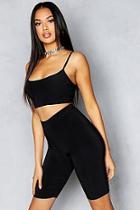 Boohoo Double Layer Slinky Cycle Shorts