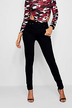 Boohoo High Waisted Classic Stretch Skinny Jeans