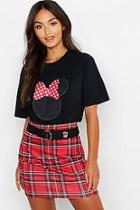 Boohoo Petite Minnie Polka Dot Oversized T-shirt
