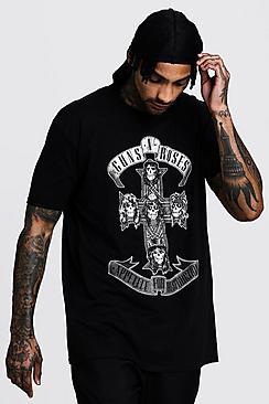Boohoo Guns N Roses Oversized License T-shirt
