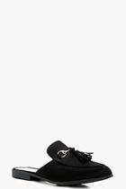 Boohoo Martha Tassel Trim Mule Loafer