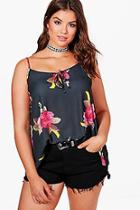Boohoo Plus Kirsty Floral Cami Top