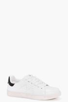 Boohoo Tilly Colour Back Lace Up Trainer Black