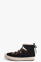 Boohoo Lexi Lace Up Boot Espadrille