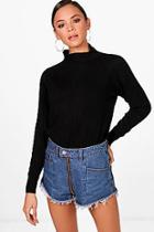 Boohoo Natasha High Neck Jumper