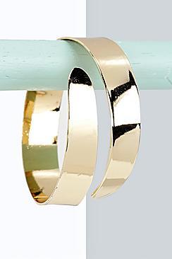 Boohoo Lauren Swirl Curved Arm Cuff